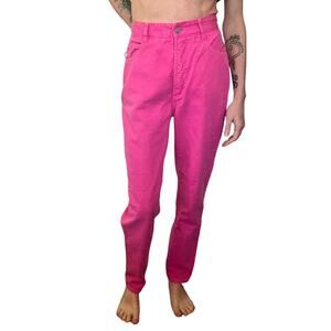 Vintage 90’s BONGO Bubblegum Pink High Rise Cotton Mom-Jeans
